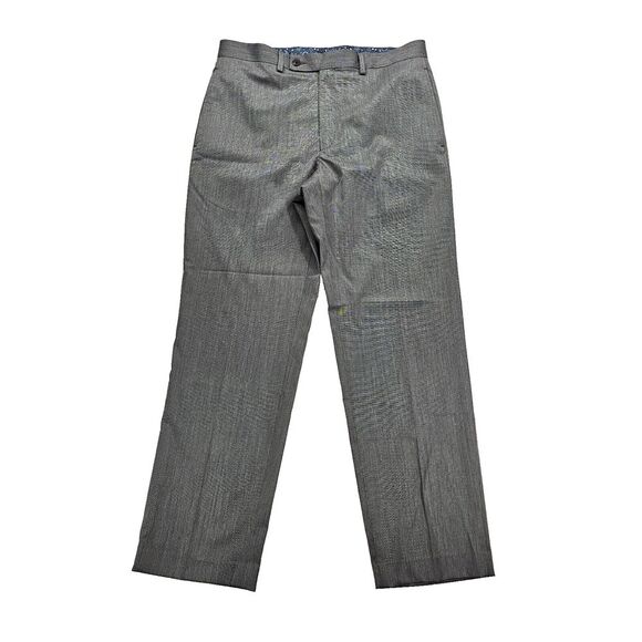 Lauren Ralph Lauren Dress Pants Mens Size 33 Gray Flat Front Straight Leg Career - Picture 1 of 10